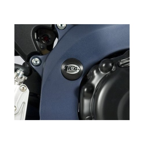 R&G Racing Upper Right Side Frame Plug (Single) Black for Suzuki GSX-R750 11-18