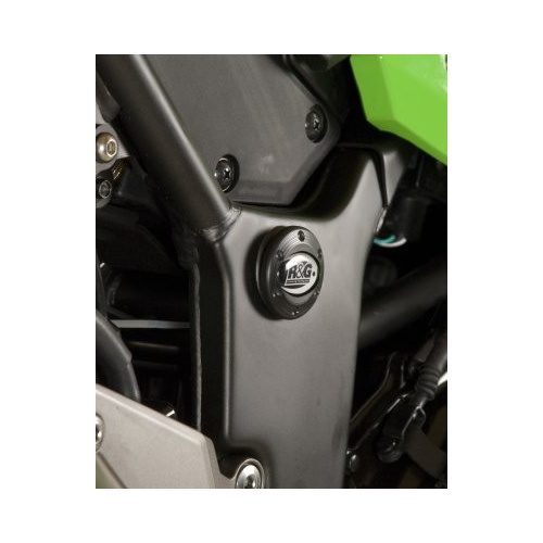 R&G Racing Upper Left or Right Side Frame Plug (Single) Black for Kawasaki Ninja 250 08-17/Ninja 300 13-20/Z250 13-18