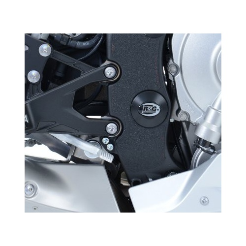R&G Racing Lower Right Side Frame Plug (Kit) Black for Yamaha YZF-R1/YZF-R1M 15-20/MT-10 16-20