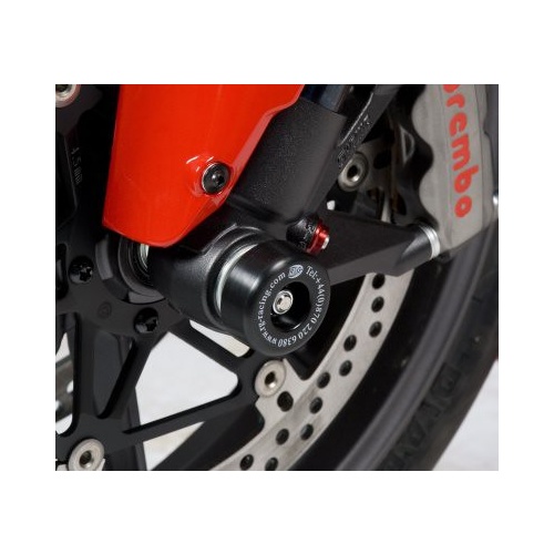 R&G Racing Fork Protectors Black for Ducati 1098S (All Years)/1198S 09-11/848 08-14/Streetfighter (1098) 09-12/Streetfighter S (1098) 09-13