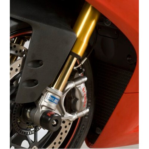 R&G Racing Fork Protectors Black for Ducati 899/1199/1299/V2/V4 Panigale