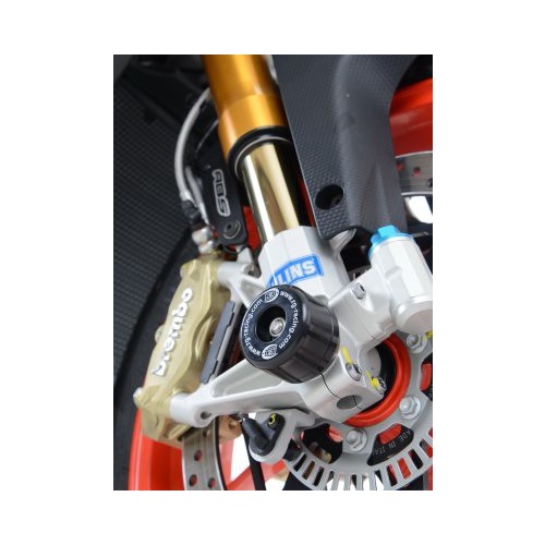 R&G Racing Fork Protectors Black for Aprilia RSV4 1100 Factory 19-20/RSV4-RF 15-18/RSV4-RR 15-20/Tuono V4 1100 15-16