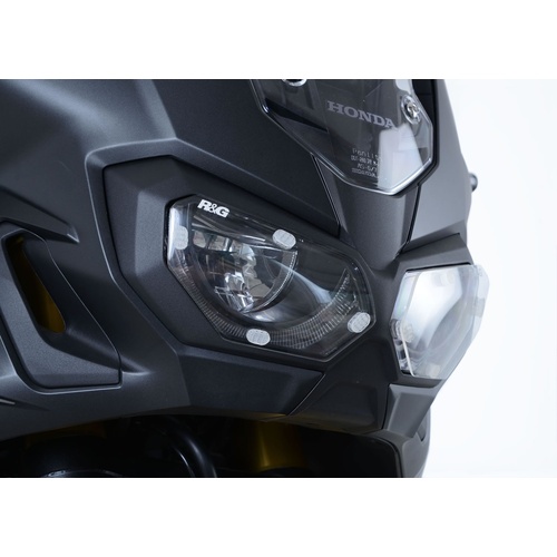 R&G Racing Headlight Shield Clear for Honda CRF1000L Africa Twin 16-19/CRF1000L Africa Twin Adventure Sports 18-19