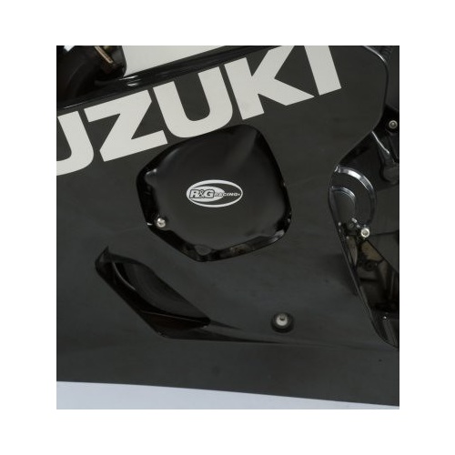R&G Racing Engine Case Cover Kit (2 Piece) Black for Suzuki GSX-R600/GSX-R750 04-05