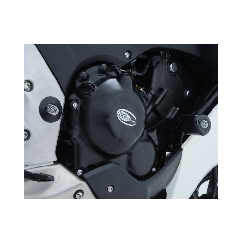 R&G Racing Engine Case Cover Kit (2 Piece) Black for Honda CB500F/CBR500R 13-18