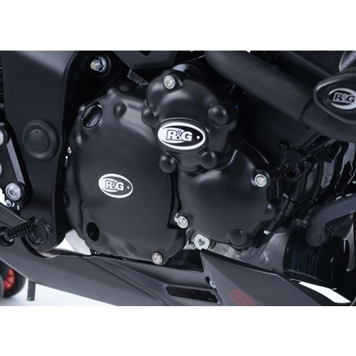 R&G Racing Engine Case Cover Kit (3 Piece) Black for Suzuki GSX-S 750 17-18