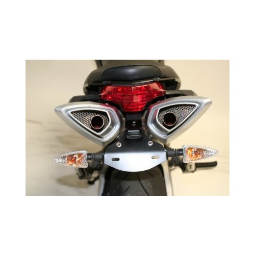 R&G Racing Tail Tidy License Plate Holder Black for Aprilia Shiver 750 08-16/Shiver 900 17-20
