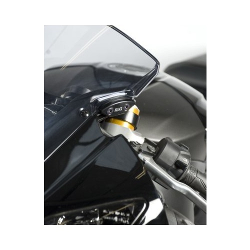 R&G Racing Mirror Blanking Plates Black for Yamaha YZF-R6 06-16