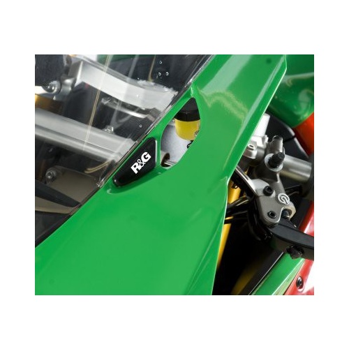 R&G Racing Mirror Blanking Plates Black for Ducati 1199 Panigale 12-15/Ducati 899 Panigale 13-15/Ducati 899 Panigale 16-20