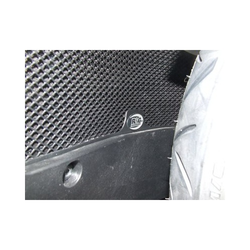 R&G Racing Radiator Guard Black for Honda VFR1200 10-18 (Non DCT ONLY)