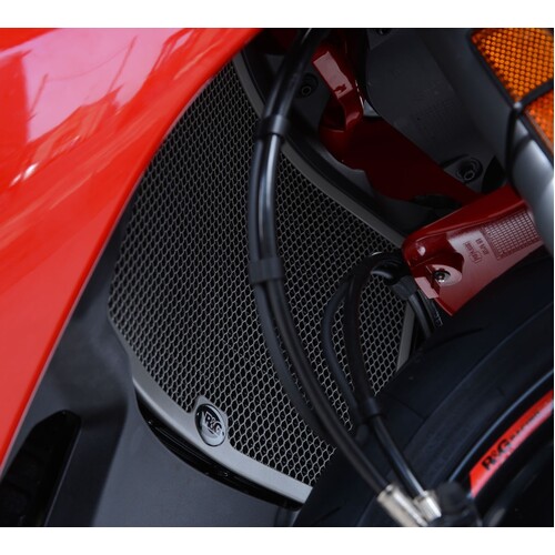 R&G Racing Radiator Guards Black for Ducati Monster 1200 14-16