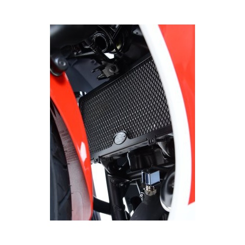 R&G Racing Radiator Guard Black for Honda CBR300R 14-20