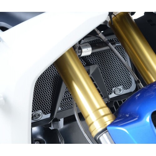 R&G Racing Radiator Guard Titanium for the BMW R 1200 R/RS 15-18/R 1250 R/RS 19-21