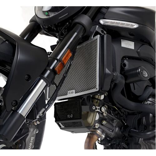 R&G Racing Radiator Guard Titanium for Ducati Monster 950 (+)/Monster 937 (+) 21-Up