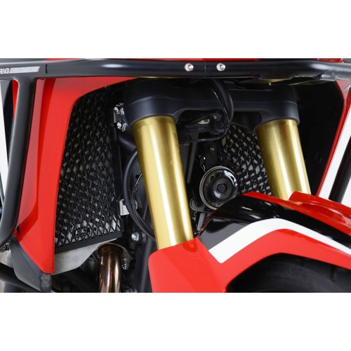 R&G Racing Radiator Guard Stainless Steel for Honda CRF1000L Africa Twin 16-19/CRF1000L Africa Twin Adventure Sports 18-19