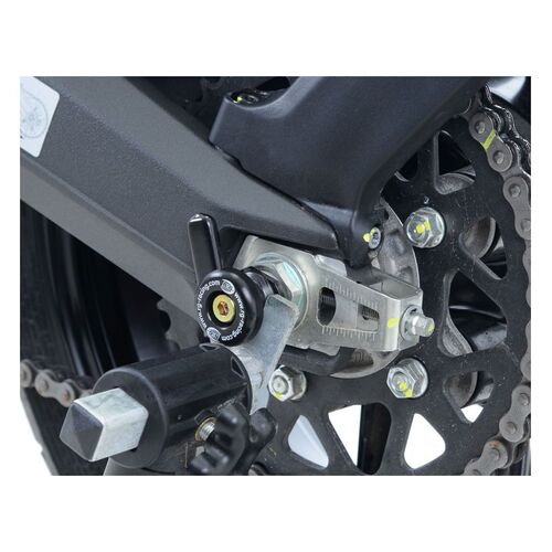 R&G Racing Spindle Sliders Black for Ducati Scrambler/Urban Enduro/Monster 797/Scrambler 1100/Desert Sled