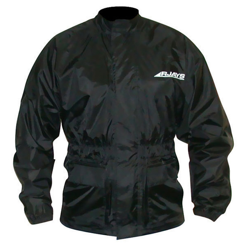 Rjays Rainwear Black Rain Jacket [Size:XS]