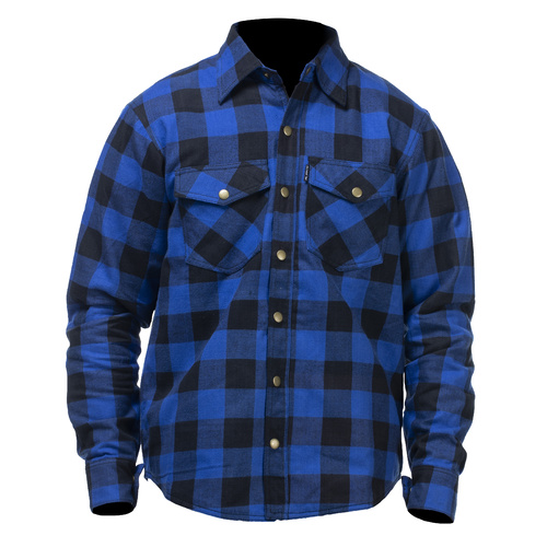Rjays Regiment Blue/Black Flannel Shirt [Size:SM]
