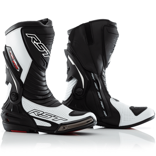 RST TracTech Evo III CE White/Black Sport Boots [Size:47]