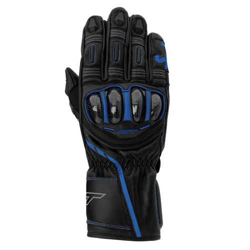 RST S-1 CE Black/Grey/Neon Blue Gloves [Size:SM]
