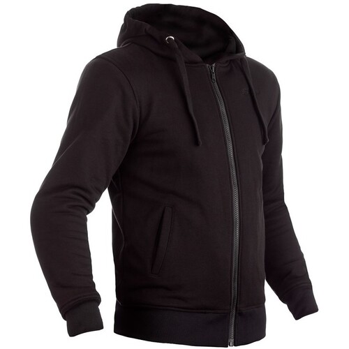 RST Reinforced Zip Through Black Textile Hoodie Jacket [Size:SM]