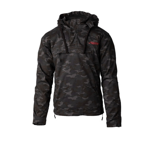 RST Loadout 1/4 Zip Reinforced Navy Camo Textile Hoodie Jacket [Size:SM]