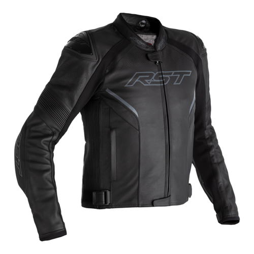 RST Sabre CE Black Leather Jacket [Size:48]