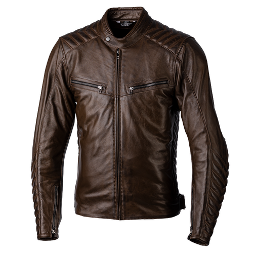 RST Roadstar III CE Brown Leather Jacket [Size:MD]