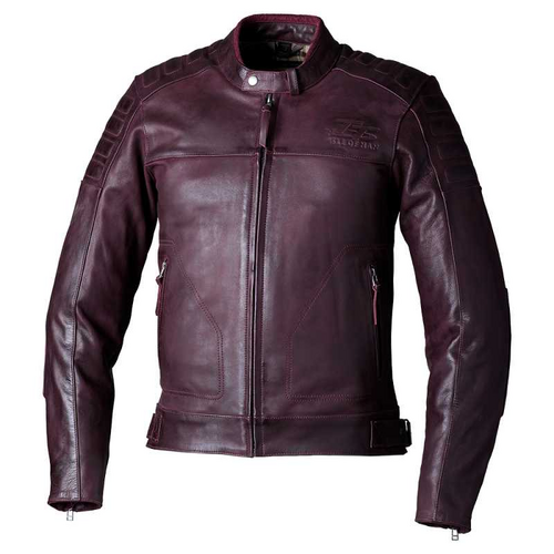 RST IOM TT Brandish 2 CE Oxblood Leather Jacket [Size:50]