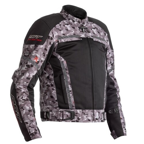 RST Pro Series Ventilator-X Black/Camo Textile Jacket [Size:SM]