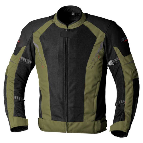 RST Pro Series Ventilator-XT CE Black/Green Textile Jacket [Size:SM]