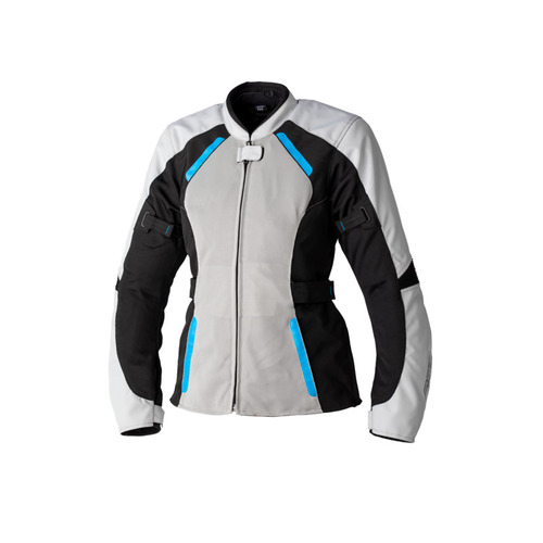 RST Ava Vented CE Silver/Black/Blue Womens Textile Jacket [Size:8]