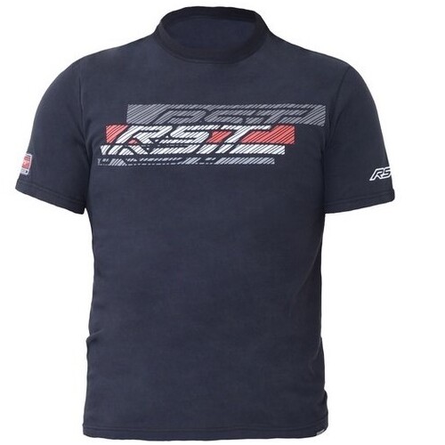 RST Speed Lines Black/Red T-Shirt [Size:SM]