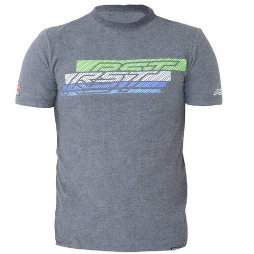RST Speed Lines Gunmetal/Green T-Shirt [Size:SM]