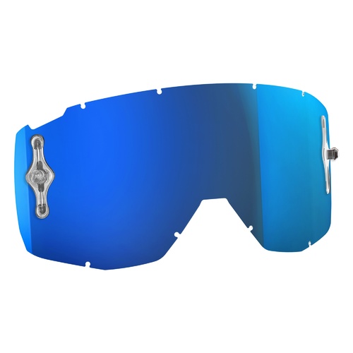 Scott Replacement Single Electric Blue Chrome AFC Works Lens for Hustle/Tyrant/Split Goggles