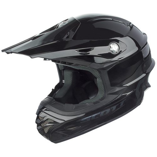Scott 350 Pro Black Helmet [Size:XS]