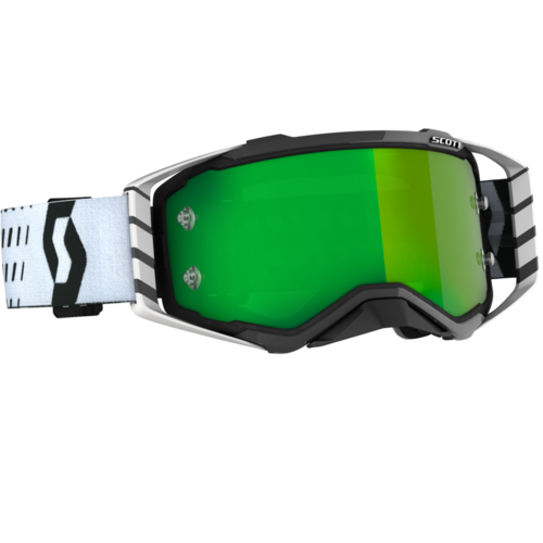 Scott Prospect Goggles Black/White w/Green Chrome Works Lens