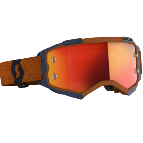 Scott Fury Goggles Grey/Orange w/Orange Chrome Works Lens