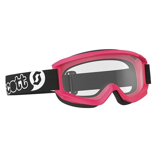 Scott Agent Junior Goggles Pink w/Clear Single Lens