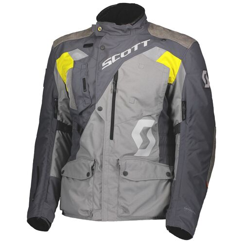 Scott Dualraid Dryo Grey/Yellow Textile Jacket [Size:SM]