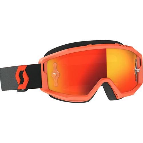 Scott Primal Goggles Orange/Black w/Orange Chrome Lens