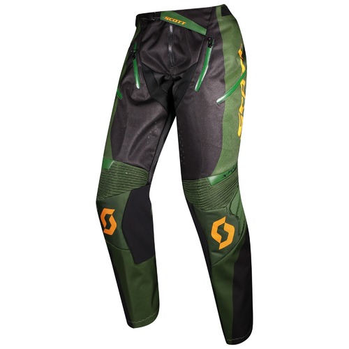 Scott X-Plore Black/Green Pants [Size:28]