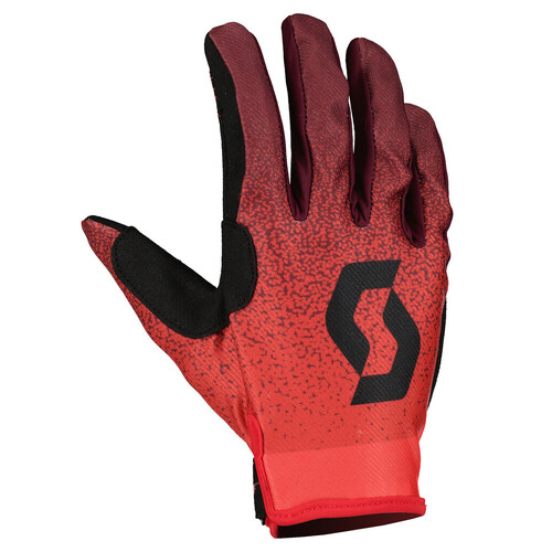 Scott 350 Dirt Evo Red/Black Gloves [Size:SM]