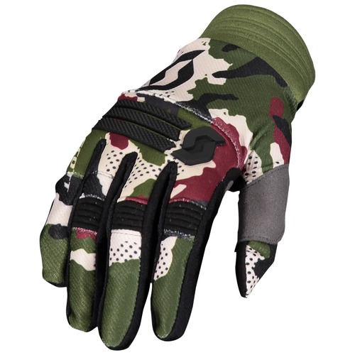 Scott X-Plore Green Tan Gloves [Size:SM]
