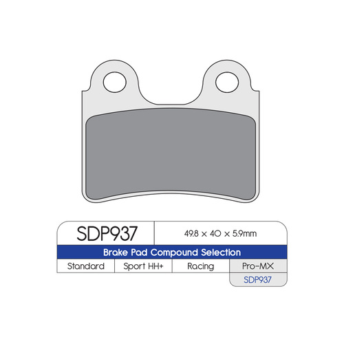 DP Brake Pads SDP937 SDP Pro-MX Brake Pads
