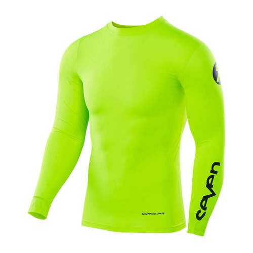 Seven Zero Fluro Yellow Compression Youth Jersey [Size:MD]