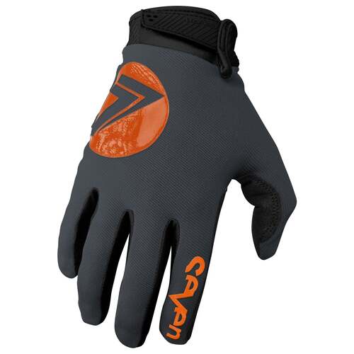 Seven Annex 7 Dot Charcoal Youth Gloves [Size:XS]