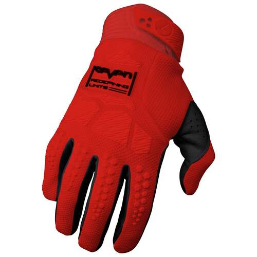 Seven Rival Ascent Fluro Red Gloves [Size:SM]