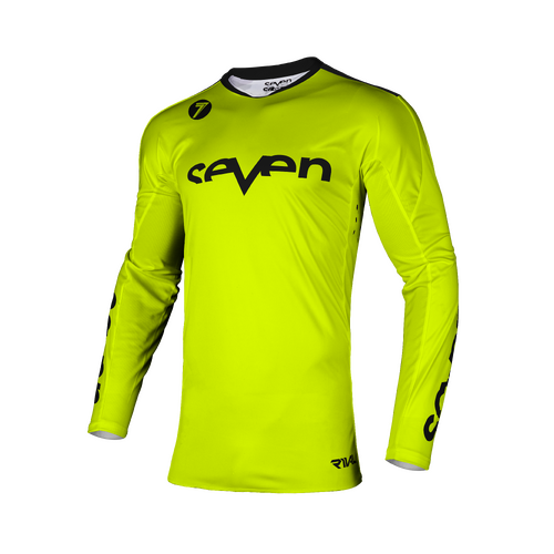 Seven Rival Staple Fluro Yellow Youth Jersey [Size:XS]