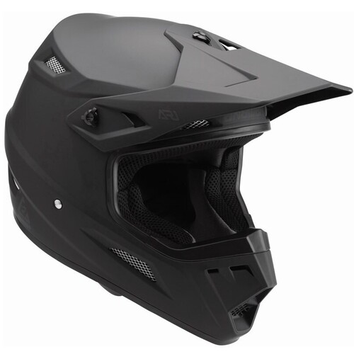 Answer 2023 AR1 Solid Matte Black Helmet [Size:XS]